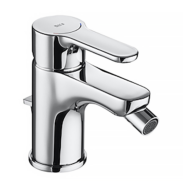 Смеситель для биде Roca L20 с донным клапаном, керамический картридж, хром (7.5A6A.0.9C0.M)