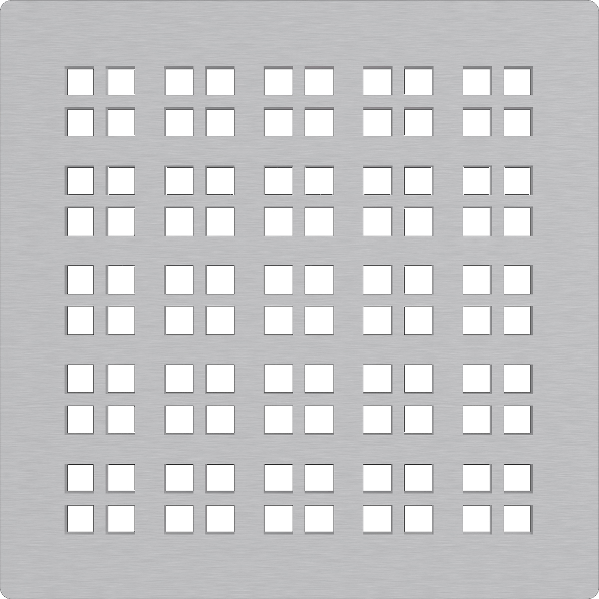 Alcadrain MPV015 Решетка для cливных трапов из нержавеющей стали 102×102 мм