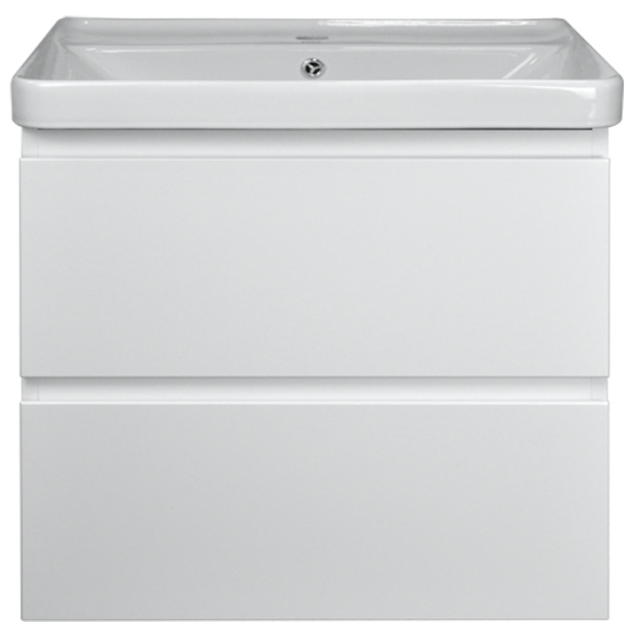 Комплект Azario тумба Мила 80 810х470х670 подвесная с раковиной Monte tx 80 белый матовый (CS00080142)