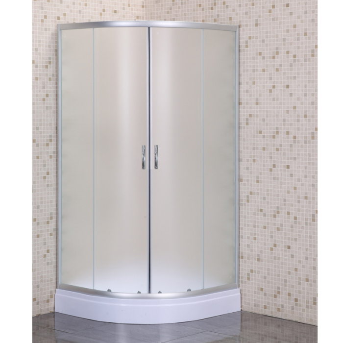 00050518 Душевое ограждение CS-8005S  80х80х195 низ.поддон 13 см, стекло 4мм ФОТО
