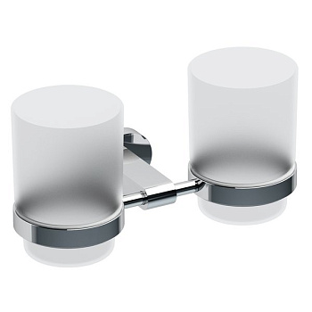 Стакан для зубных щеток Ravak Chrome CR 220.00 двойной, хром (X07P189)