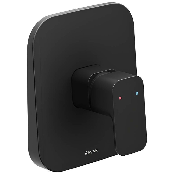 Смеситель для душа Ravak 10° Free black-TD F 062.20 скрытый монтаж, керамический картридж, черный матовый (X070157)