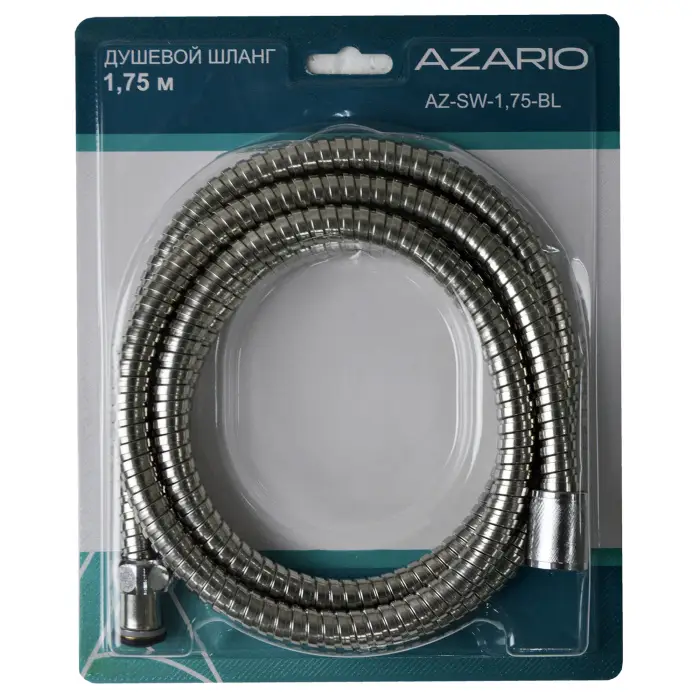 шланг Azario металл 175 блистер
