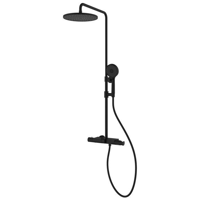 Душевая система Azario PIANO термостатический картридж, черный матовый (AZ-678U87ZA8(PA)-1DA1K17A-JR3A50APA) Душевая система Azario PIANO термостатический картридж, черный матовый (AZ-678U87ZA8(PA)-1DA1K17A-JR3A50APA)