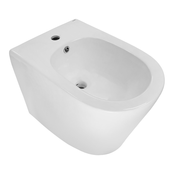 Биде напольное Azario TINO 365х560х400 санфаянс, белый (AZ-1380F)