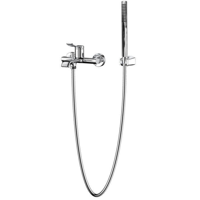 Смеситель для ванны и душа Azario ABILITY с ручным душем, керамический картридж, хром (AZ-VRY238331C) Смеситель для ванны и душа Azario ABILITY с ручным душем, керамический картридж, хром (AZ-VRY238331C)