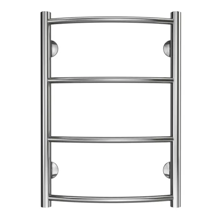 Полотенцесушитель водяной AZARIO VERONA 400/600 4 секции, нижнее/диагональное подключение, 1/2", хром (AZ04146)