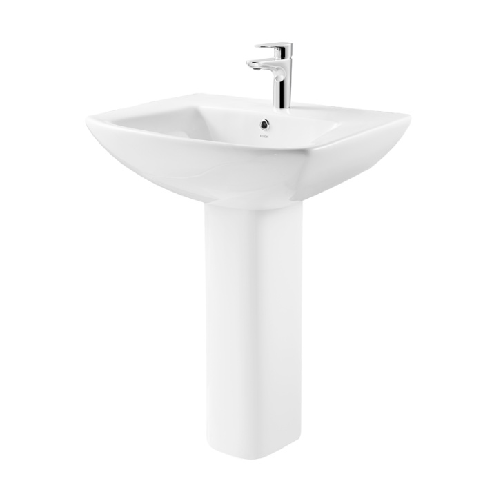 Раковина Creo Ceramique TOURS 600х500х830 с пьедесталом, белая (TO3000N+T03010N) Раковина Creo Ceramique TOURS 600х500х830 с пьедесталом, белая (TO3000N+T03010N)