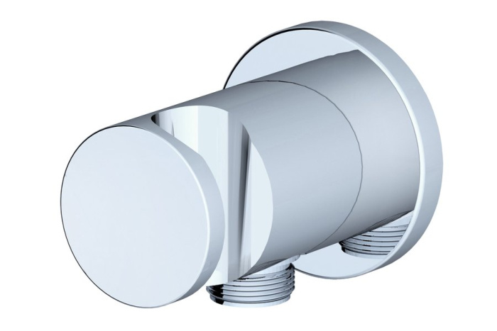 Вывод душевой Ravak, настенный, с держателем лейки, хром (X07P206)