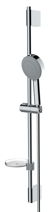 Душевой гарнитур Bossini DINAMICA/3: ручной душ 3 режима, душевая штанга, мыльница, шланг Cromolux 200 см, хром (DE6021N.030) Душевой гарнитур Bossini DINAMICA/3: ручной душ 3 режима, душевая штанга, мыльница, шланг Cromolux 200 см, хром (DE6021N.030)
