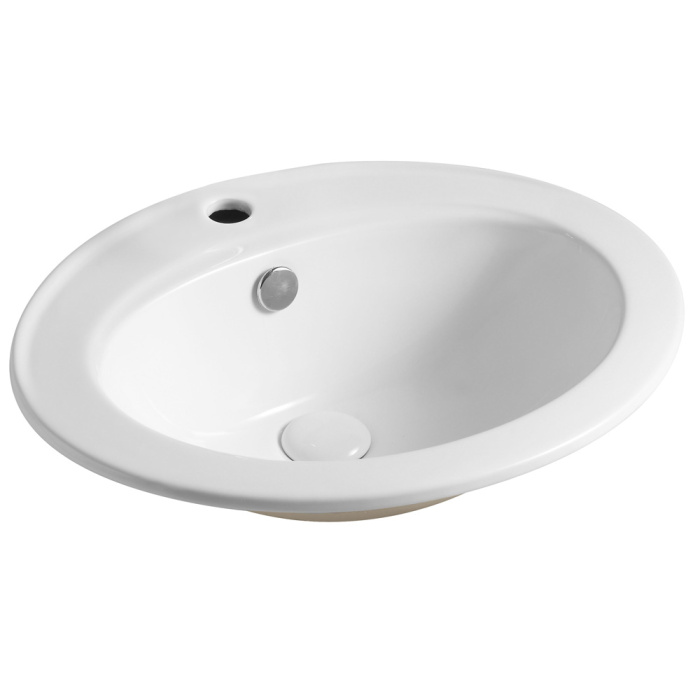 Раковина Azario 560х490х200 встраиваемая сверху, белая (AZ-T808)