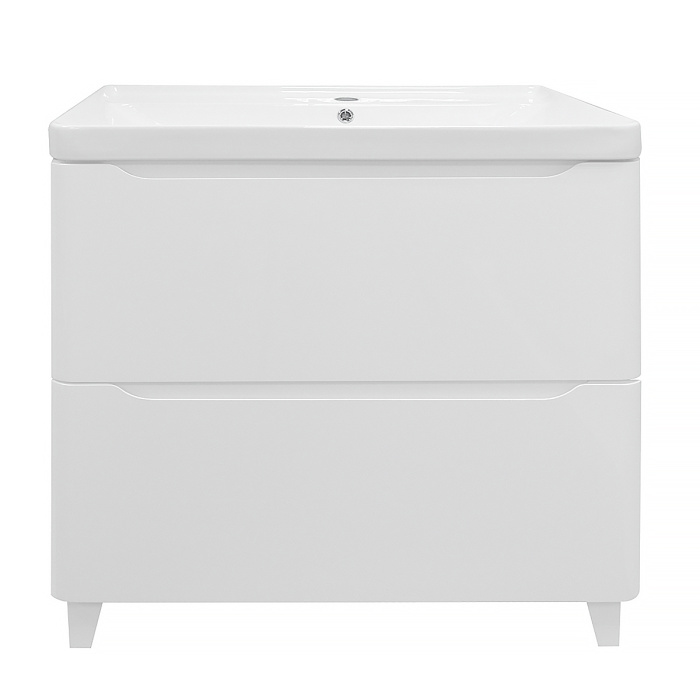 Комплект Тумба Azario LOTOS 80/2 Н 820х475х835 напольная с раковиной Monte 80 (CS00081987)