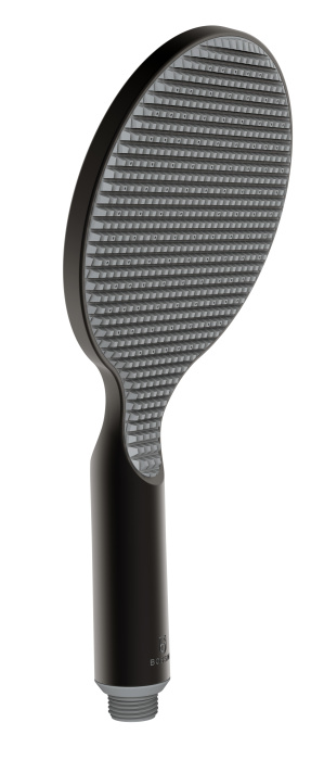 Ручной душ BOSSINI Apice один режим, c Easy-Clean, чёрный матовый (B00900.073)