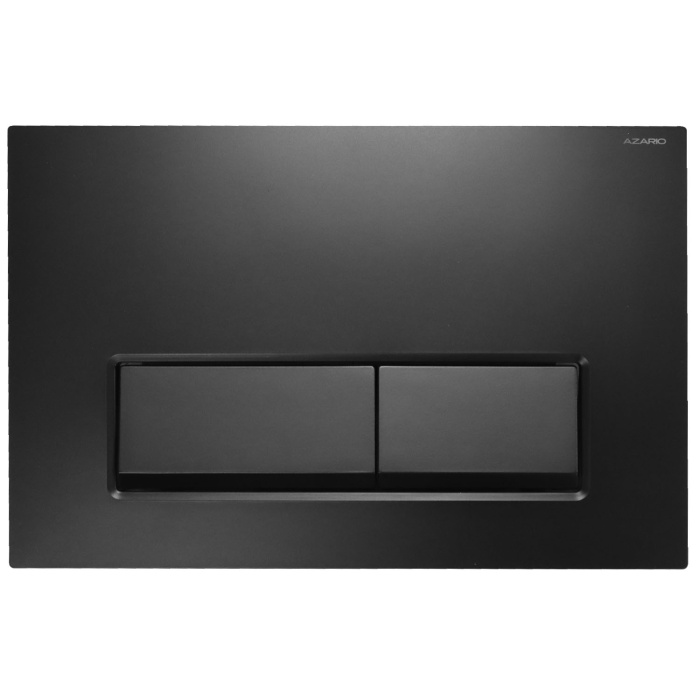 Кнопка смыва AZARIO NEW двойная, пластик, черный матовый (AZ-015.04)