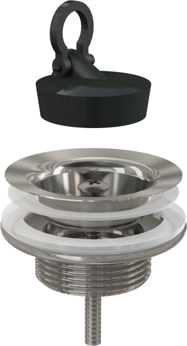 Донный клапан Alcadrain Хром (A439)