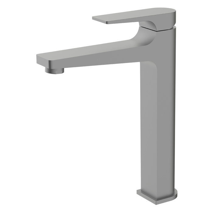 Смеситель для раковины-чаши Azario Arida высокий, керамический картридж, графит (AZ-K9054GR)