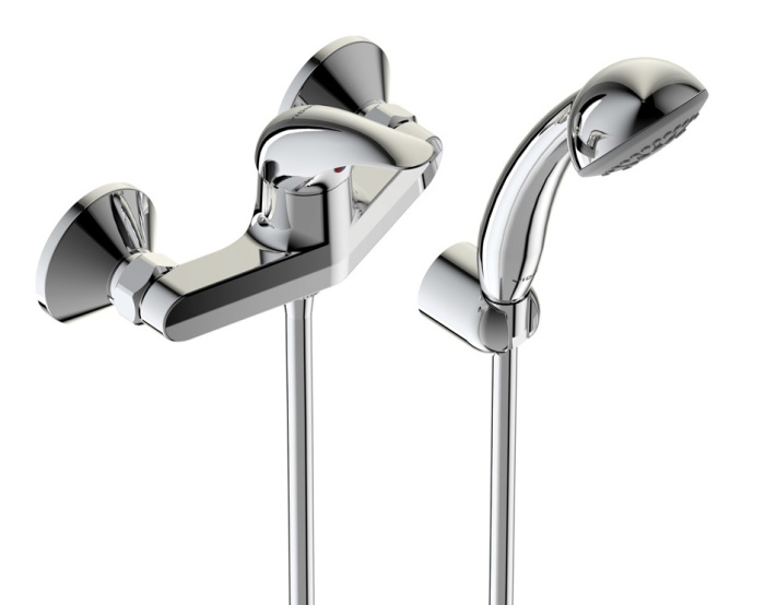 Смеситель для душа Vidima Orion, однорычажный, с душевой лейкой, хром (BA003AA)