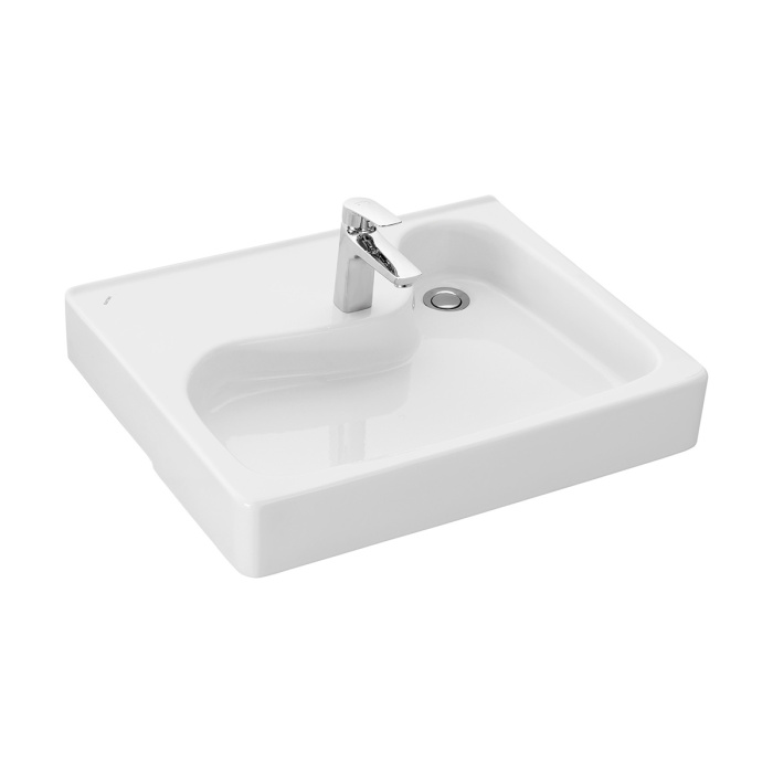 Раковина Santek Клио-50 580х515х140 над стиральной машиной с кроншейнами (1.WH50.1.770) Раковина Santek Клио-50 580х515х140 над стиральной машиной с кроншейнами (1.WH50.1.770)