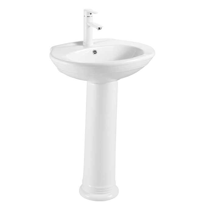 Раковина с пьедесталом AZARIO BENTY 570х440х820 мм (AZ-337P) Раковина с пьедесталом AZARIO BENTY 570х440х820 мм (AZ-337P)