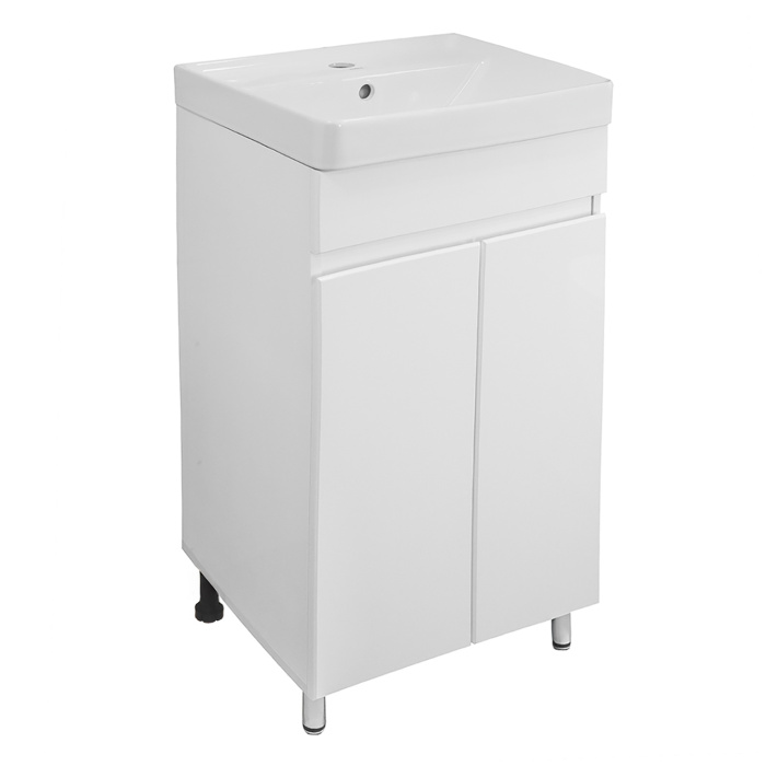 Комплект Azario Тумба Эстима 50Н напольная с раковиной Monte 50 (CS00094634)