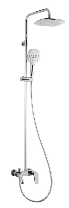 Душевая система Azario TREYA со смесителем, хром (AZ-15680531) Душевая система Azario TREYA со смесителем, хром (AZ-15680531)