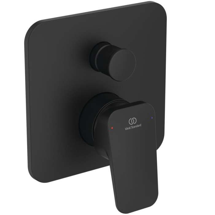 Смеситель для ванны Ideal Standard CERAPLAN встраиваемый, черный матовый (BD263XG)