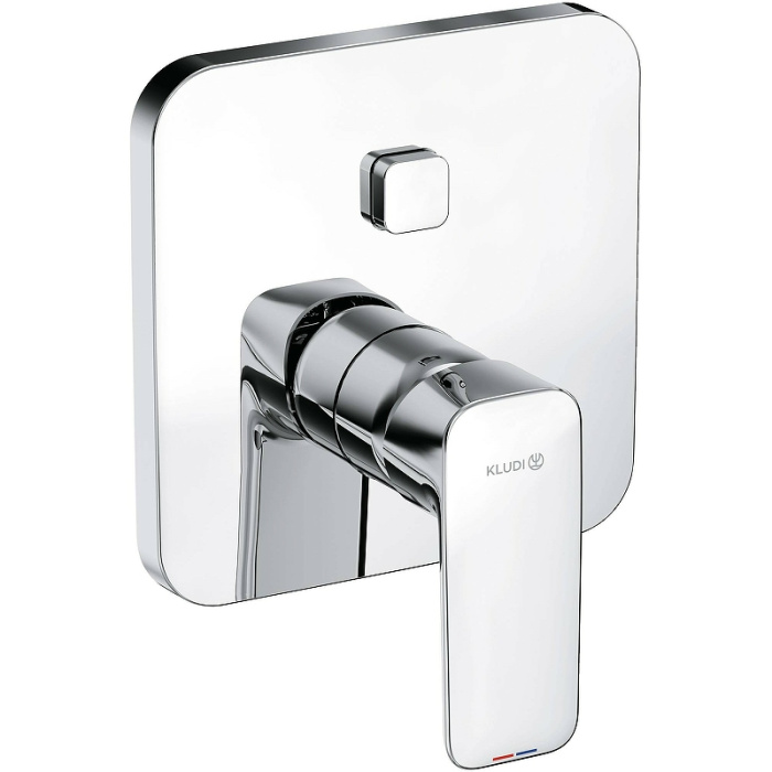 Смеситель для душа Kludi Pure Style внешняя часть, керамический картридж, хром (406590575)