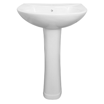 Раковина подвесная Loranto 530х450х825 с пьедесталом (CS-025) Раковина подвесная Loranto 530х450х825 с пьедесталом (CS-025)