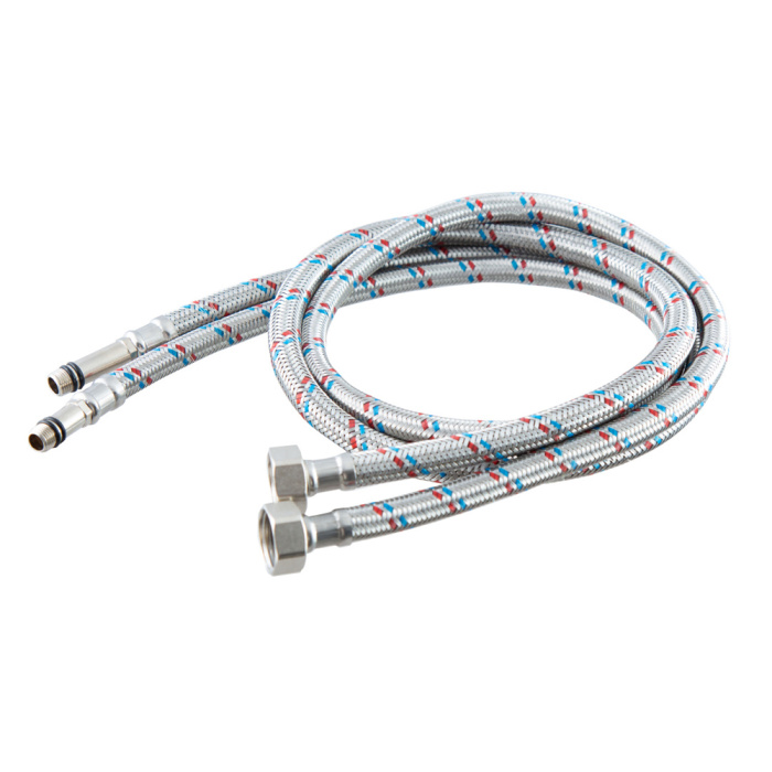 Гибкая подводка AZARIO для смесителей 100 см., ½" х М10, пара (AZ-100)