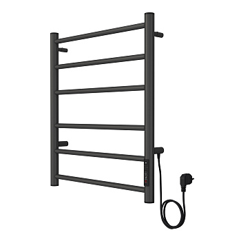 Полотенцесушитель электрический AZARIO PARMA 500/600 6 секций, диммер справа, графит (AZ83902G)
