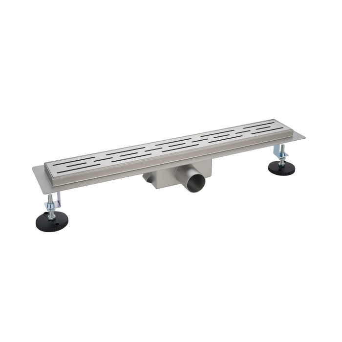 Душевой лоток AZARIO 800 мм, D40(50), металлическая перфорированная решетка, металлический желоб, комбинированный затвор (AZT2FT01800)