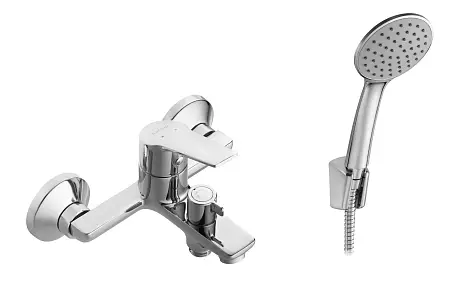 Смеситель ванны Santek Венга с ручным душем, керамический картридж, хром (WH5A10003C001)