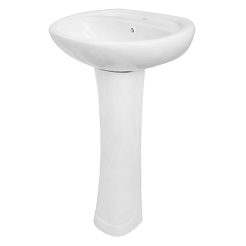 Раковина Loranto Atina 495х415х840 в комплекте с пьедесталом (CS-028) Раковина Loranto Atina 495х415х840 в комплекте с пьедесталом (CS-028)