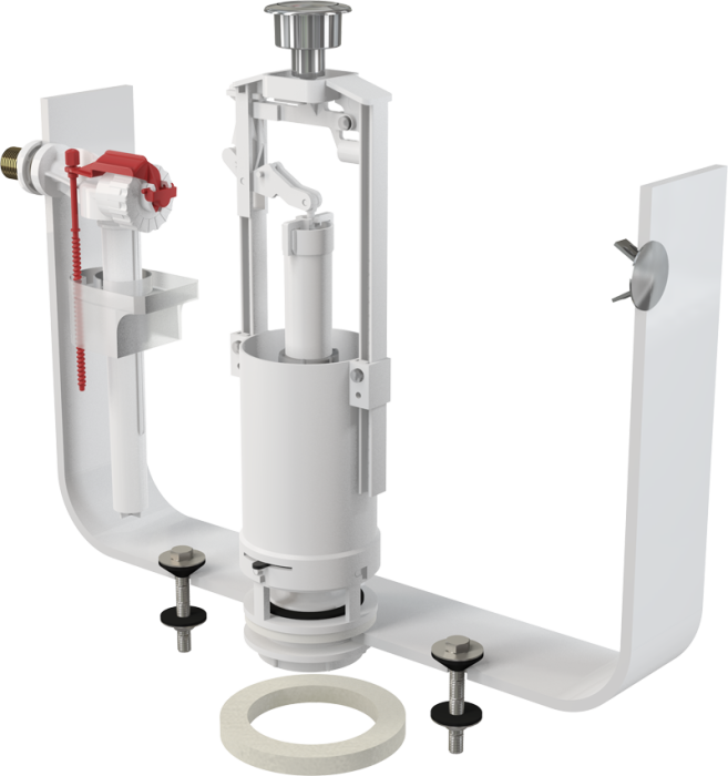 Сливная арматура Alcaplast, боковой подвод, хром (SA2000K 1/2" CHROM)