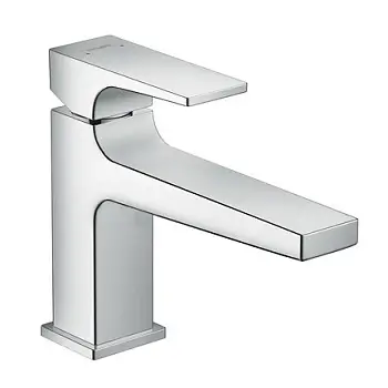 Смеситель для раковины Hansgrohe Metropol 100, однорычажный, с донным клапаном Push-Open, хром (32502000)