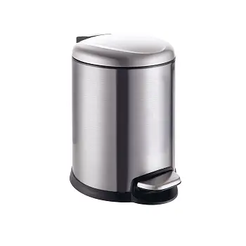  Мусорное ведро Azario 3 л., с плавным закрыванием, с педалью, матовый хром (AZ-301N-3L)