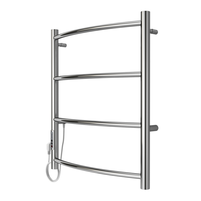 Полотенцесушитель электрический AZARIO VERONA 500/600 4 секции, диммер слева, хром (AZ04756)