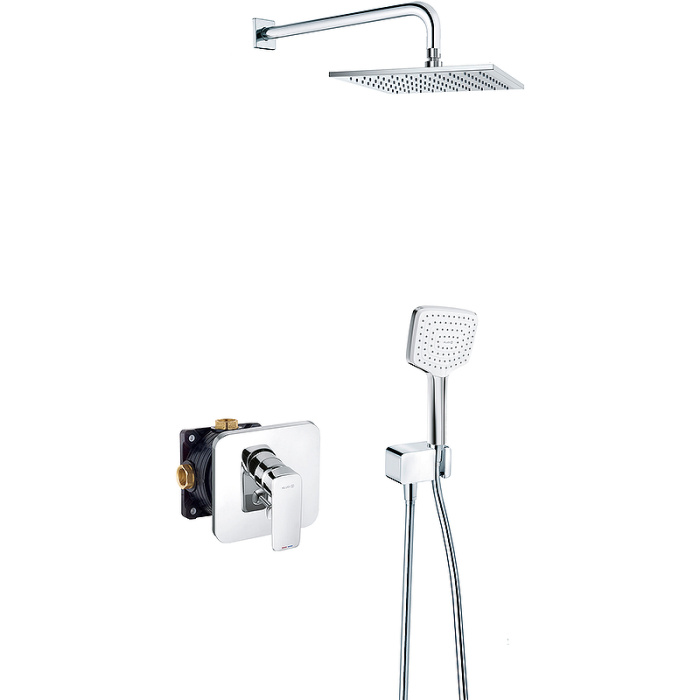 Душевая система Kludi Pure Style 7 в1 керамический картридж, хром (406300575) Душевая система Kludi Pure Style 7 в1 керамический картридж, хром (406300575)