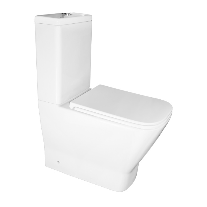 Унитаз-компакт Azario Joy 365х620х805 напольный, безободковый, слив " скрытый Торнадо", с быстросъемным сиденьем микролифт (AZ-2168-UQ3)