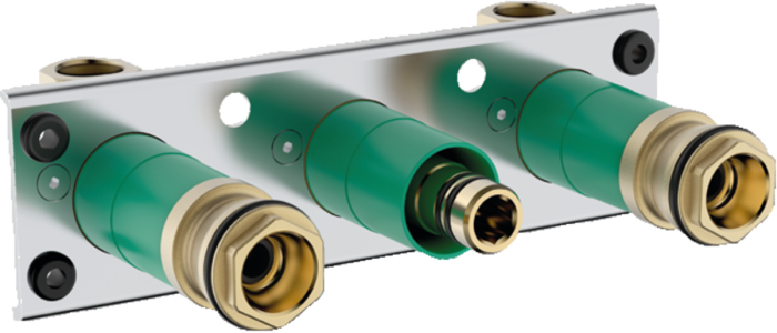 Скрытая часть для термостата Hansgrohe ShowerTablet 600, для 2 потребителей (13129180)