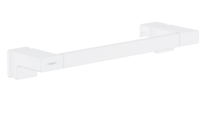 Ручка для двери в душевую Hansgrohe AddStoris 398 мм, матовый белый (41759700)