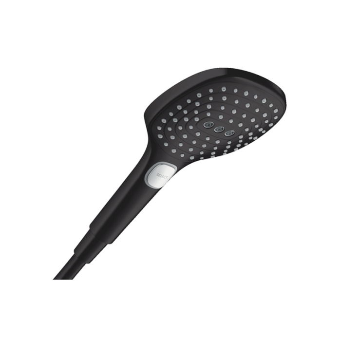Ручной душ Hansgrohe Raindance Select E 120 3jet, черный матовый (26520670)