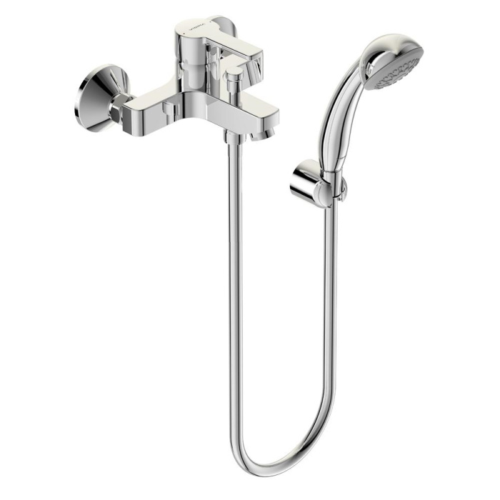 Смеситель для ванны/душа Vidima Uno, однорычажный, хром (BA238AA)