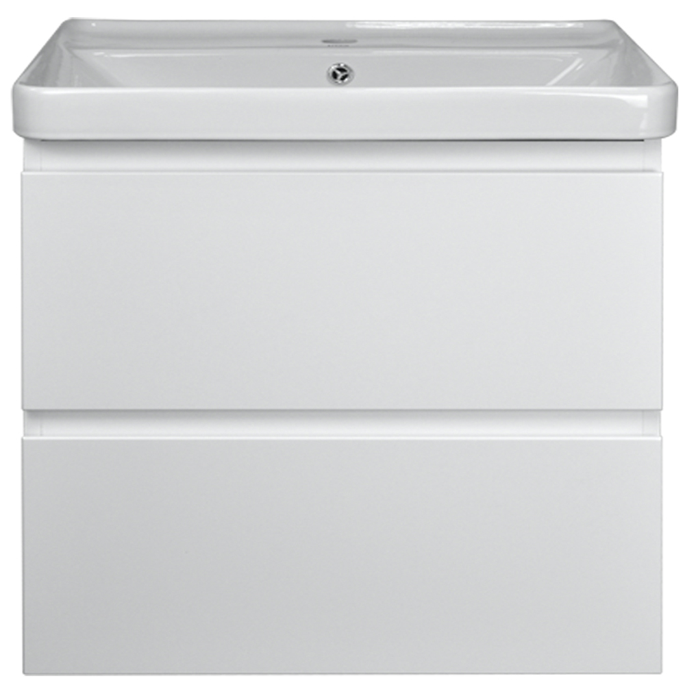 Комплект Azario тумба Мила 80 810х470х670 подвесная с раковиной Monte tx 80 белый матовый (CS00080142)