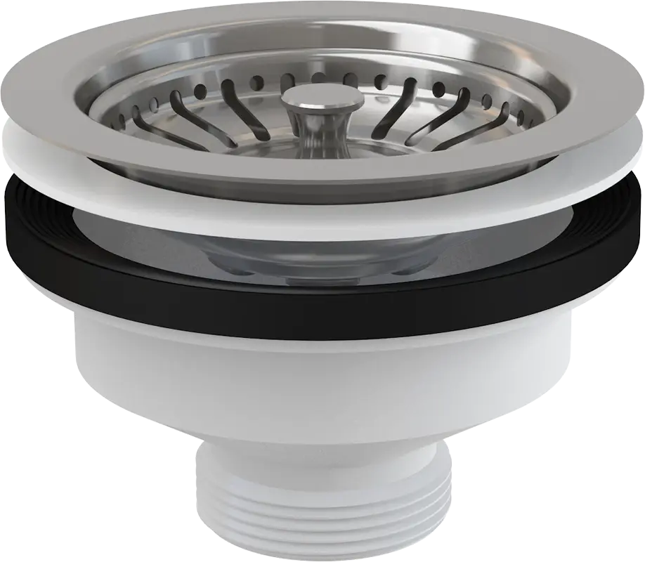 Выпускной комплект для мойки Alcadrain 6/4 с нержавеющей решеткой d115 (A37)