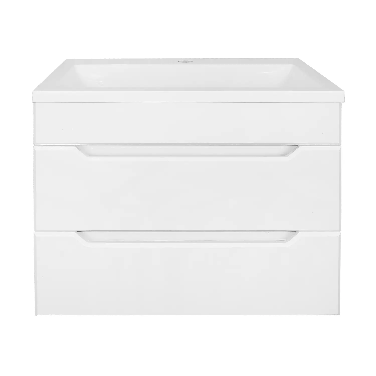 Комплект тумба Loranto Палермо 60/2 600х400х500 подвесная, с раковиной Люнокс 60, белый (CS00093187)