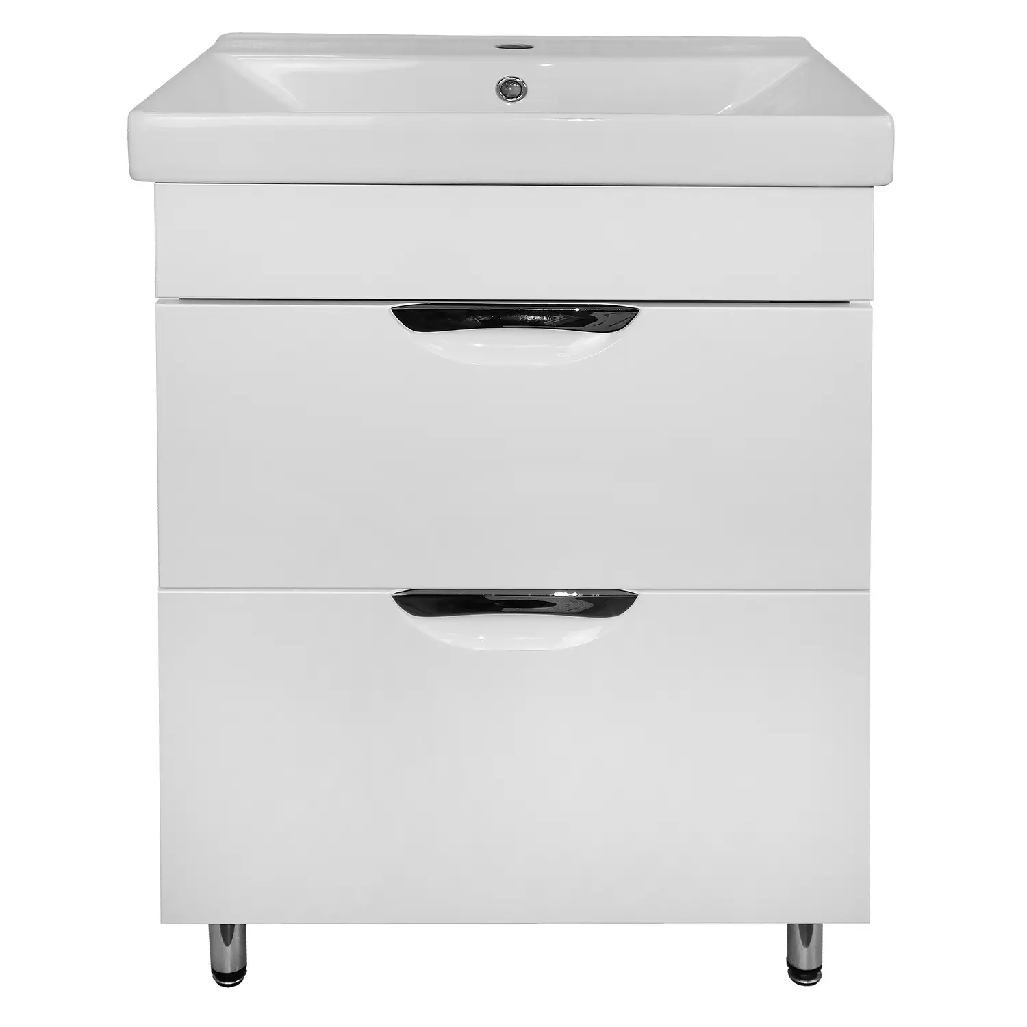 Комплект Тумба Стиль- 60/2 Н "Соло" (600х880х480)  напольная с раковиной Tempo 60 (CS00091378)