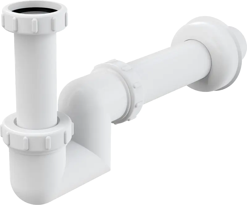Сифон для раковины и биде Alcadrain пластик 40 мм (A45F-40)