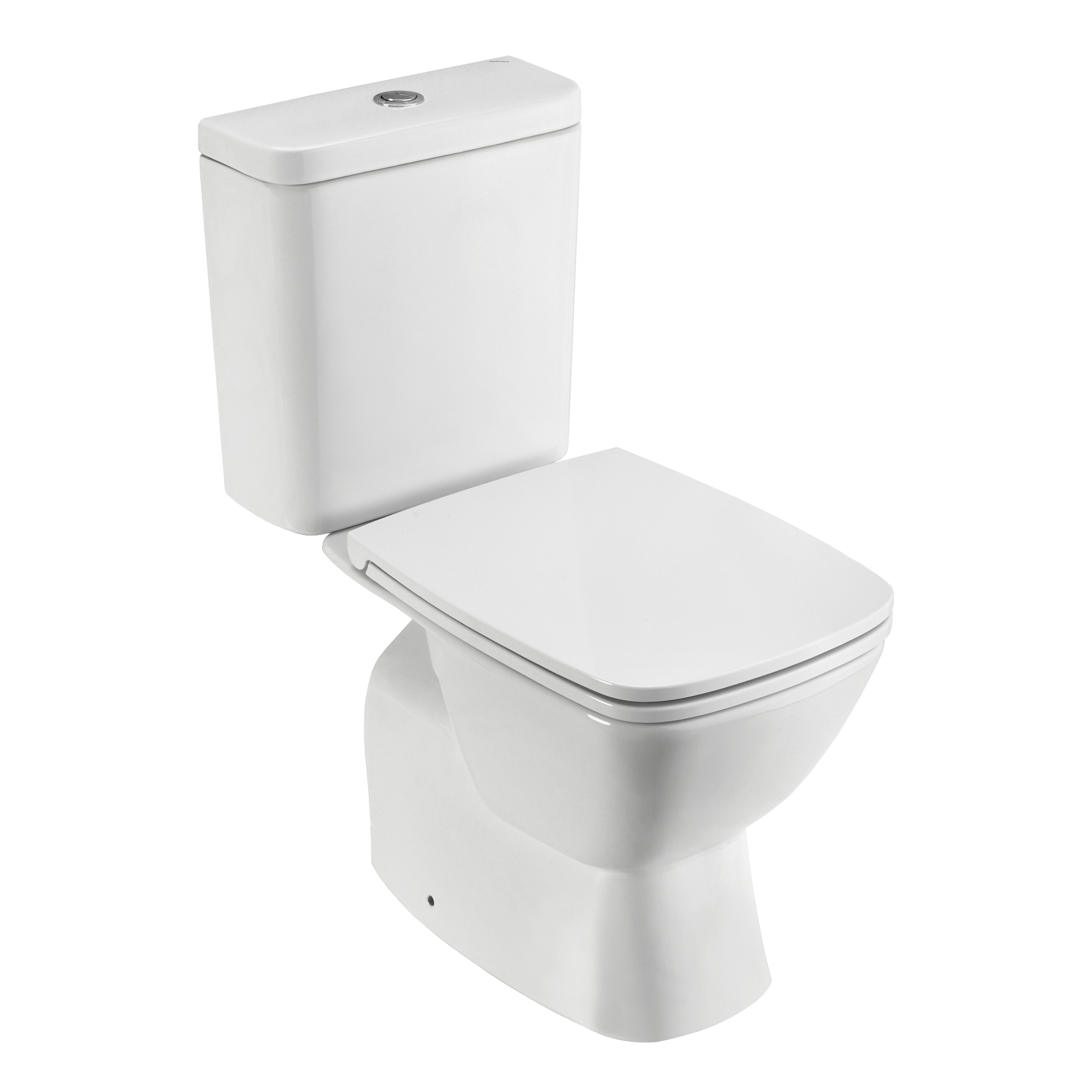 Унитаз-компакт безободковый Santek \"Нео\" rimless с горизонтальным ...