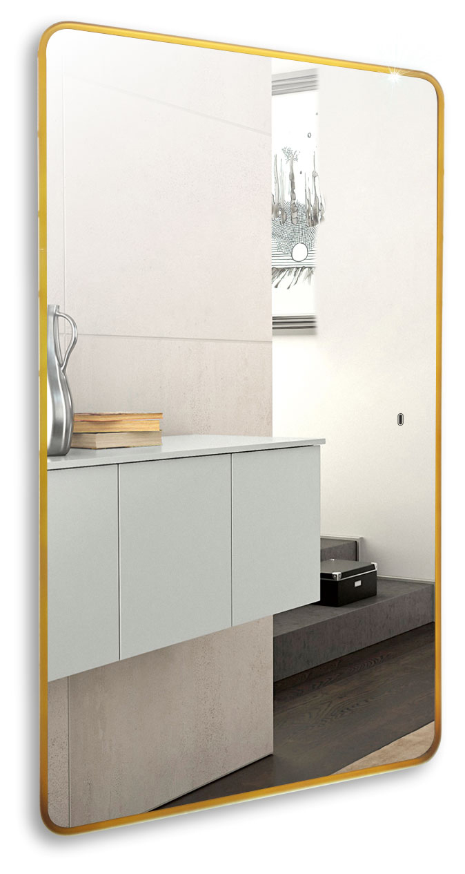 Зеркало AZARIO INCANTO 600х1000 бесконтактный сенсор, подсветка с ...